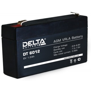  ()  Delta DT 6012 6V 1,2Ah 97x24x58 0,29