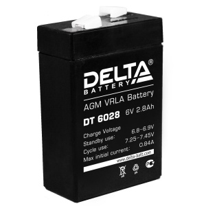  ()  Delta DT 6028 6V 2,8Ah 66x33x99 0,61
