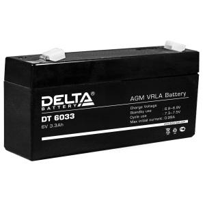  ()  Delta DT 6033 6V 3,3Ah 134x34x66 0,65