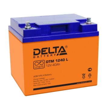  ()  Delta DTM L 1240 L 12V 40Ah 198x166x170 14