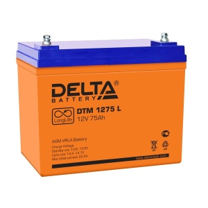  ()  Delta DTM L 1275 L 12V 75Ah 258x166x215 24