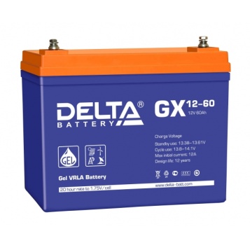  ()  Delta GX 12-60 12V 60Ah 258x166x235 24
